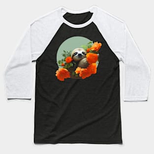 Sloth Baseball T-Shirt